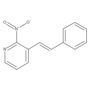 (E)-2-Nitro-3-styrylpyridine Structure
