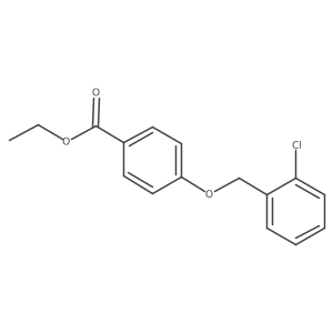 Ethyl 4-((2-chlorobenzyl)oxy)benzoate Structure