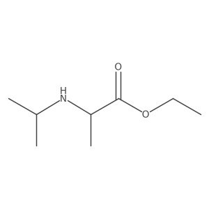 (S)-ethyl 2-(isopropylamino)propanoate Structure