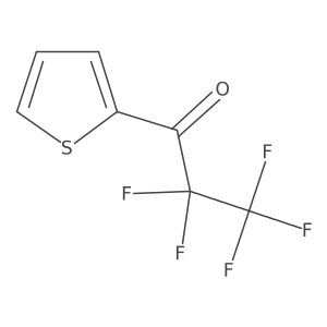 2-(Pentafluoropropanoyl)thiophene结构式