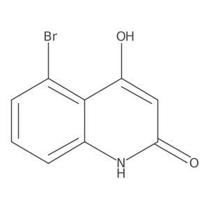 5-Bromo-4-hydroxyquinolin-2(1H)-one结构式