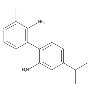 3-Methyl-4a(2)-(1-methylethyl)[1,1a(2)-biphenyl]-2,2a(2)-diamine Structure