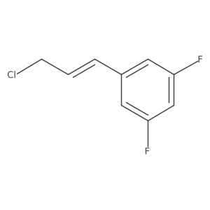 1-(3-Chloro-1-propen-1-yl)-3,5-difluorobenzene结构式