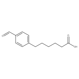 4-Formylbenzenehexanoic acid Structure
