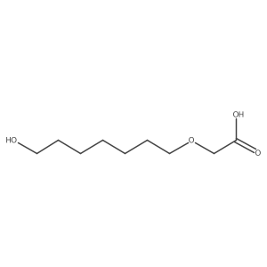 Acetic acid, 2-[(7-hydroxyheptyl)oxy]-结构式