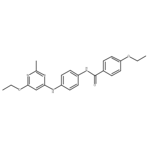 4-ethoxy-N-(4-((6-ethoxy-2-methylpyrimidin-4-yl)amino)phenyl)benzamide Structure
