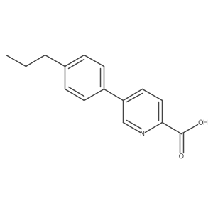 5-(4-Propylphenyl)picolinic acid Structure