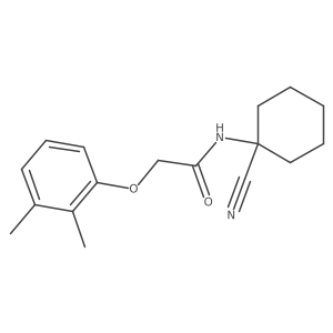 N-(1-cyanocyclohexyl)-2-(2,3-dimethylphenoxy)acetamide Structure