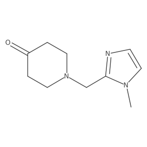 1-[(1-methyl-1H-imidazol-2-yl)methyl]-4-Piperidinone Structure