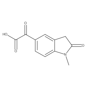 2-(1-Methyl-2-oxoindolin-5-yl)-2-oxoacetic acid结构式