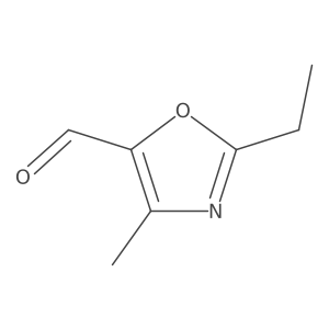 2-Ethyl-4-methyl-1,3-oxazole-5-carbaldehyde Structure