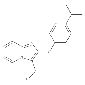 Imidazo[1,2-a]pyridine-3-methanol, 2-[4-(1-methylethyl)phenoxy]- Structure