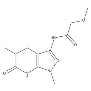 N-(1,5-dimethyl-6-oxo-4,5,6,7-tetrahydro-1H-pyrazolo[3,4-b]pyridin-3-yl)-2-methoxyacetamide结构式