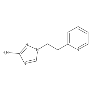 1-[2-(Pyridin-2-YL)ethyl]-1H-1,2,4-triazol-3-amine结构式