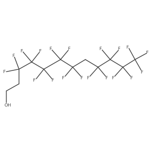 3,3,4,4,5,5,6,6,7,7,9,9,10,10,11,11,12,12,12-Nonadecafluorododecane-1-ol结构式