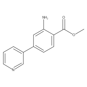 Methyl 2-amino-4-(pyridin-3-yl)benzoate Structure