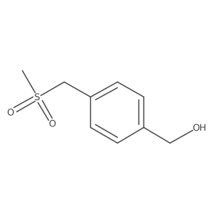 [4-(Methanesulfonylmethyl)phenyl]methanol Structure