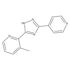 3-Methyl-2-(5-(pyridin-4-yl)-4H-1,2,4-triazol-3-yl)pyridine结构式