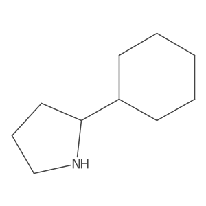 (r)-2-Cyclohexylpyrrolidine Structure