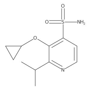 3-Cyclopropoxy-2-isopropylpyridine-4-sulfonamide Structure