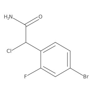 2-(4-Bromo-2-fluorophenyl)-2-chloroacetamide Structure