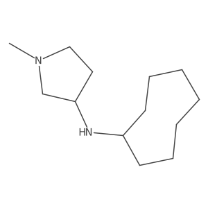 N-cyclooctyl-1-methylpyrrolidin-3-amine Structure