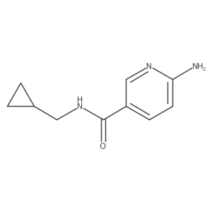 6-amino-N-(cyclopropylmethyl)pyridine-3-carboxamide Structure