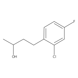 4-(2-Chloro-4-fluorophenyl)butan-2-ol结构式