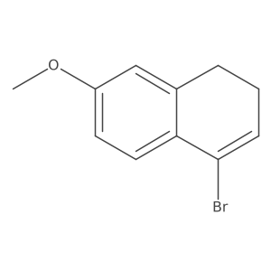 4-Bromo-7-methoxy-1,2-dihydronaphthalene Structure