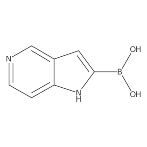 5-Azaindol-2-yl boronic acid Structure