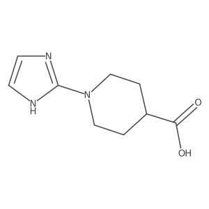 1-(1H-imidazol-2-yl)piperidine-4-carboxylic acid Structure