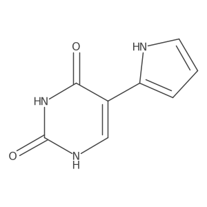 5-(1H-pyrrol-2-yl)-1,2,3,4-tetrahydropyrimidine-2,4-dione结构式