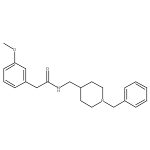 N-[(1-benzylpiperidin-4-yl)methyl]-2-(3-methoxyphenyl)acetamide Structure