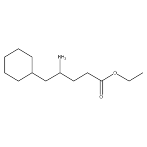 Ethyl 4-amino-5-cyclohexylpentanoate Structure