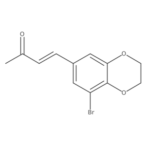 4-(8-Bromo-2,3-dihydro-1,4-benzodioxin-6-yl)but-3-en-2-one结构式