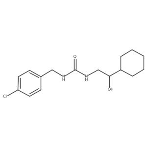 1-(4-Chlorobenzyl)-3-(2-cyclohexyl-2-hydroxyethyl)urea Structure