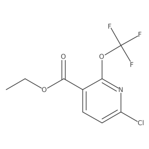 Ethyl 6-chloro-2-(trifluoromethoxy)-3-pyridinecarboxylate Structure