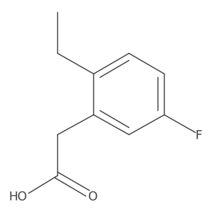 2-(2-Ethyl-5-fluorophenyl)acetic acid结构式