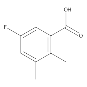 5-Fluoro-2,3-dimethylbenzoic acid Structure