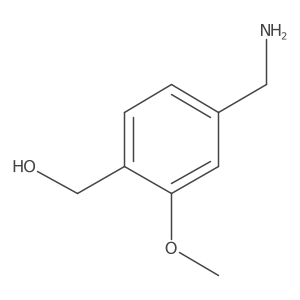 [4-(Aminomethyl)-2-methoxyphenyl]methanol Structure