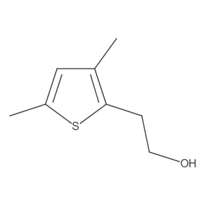 2-(3,5-Dimethylthiophen-2-yl)ethan-1-ol Structure