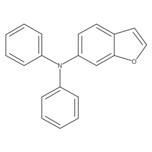 N,N-Diphenyl-6-benzofuranamine结构式
