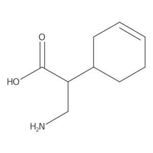 3-Amino-2-(cyclohex-3-en-1-yl)propanoic acid Structure