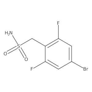 (4-Bromo-2,6-difluorophenyl)methanesulfonamide结构式