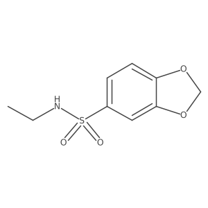 N-ethyl-1,3-dioxaindane-5-sulfonamide Structure