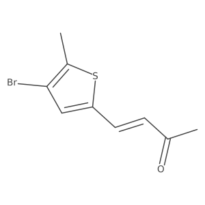 4-(4-Bromo-5-methylthiophen-2-yl)but-3-en-2-one Structure