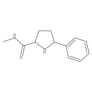 (2S,5R)-N-methyl-5-phenylpyrrolidine-2-carboxamide结构式