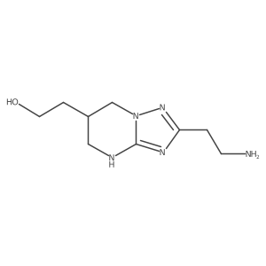 2-[2-(2-aminoethyl)-4H,5H,6H,7H-[1,2,4]triazolo[1,5-a]pyrimidin-6-yl]ethan-1-ol Structure