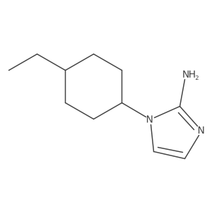 1-(4-ethylcyclohexyl)-1H-imidazol-2-amine Structure