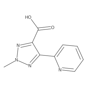 2-Methyl-5-(2-pyridinyl)-2H-1,2,3-triazole-4-carboxylic acid Structure